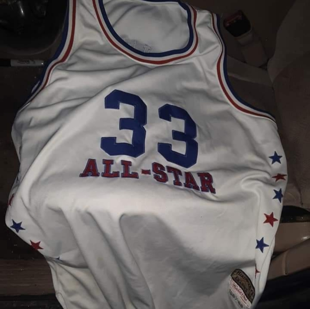Larry Bird Throwback All Star Jersey